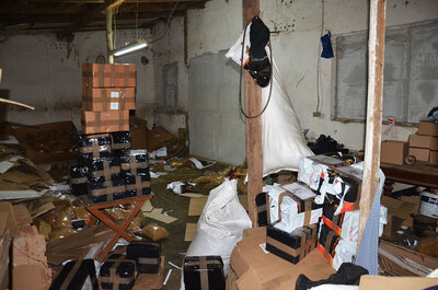 zabezpieczono 1300 kg krajanki tytoniowej