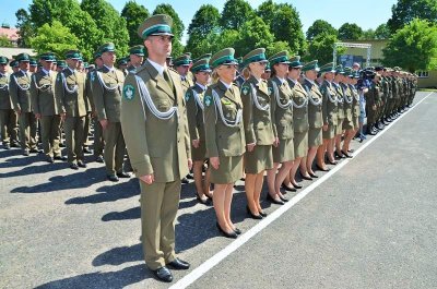 Promocja oficerska w Centralnym Ośrodku Szkolenia SG w Koszalinie 