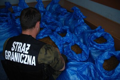 tytoń przejęty przez Straż Graniczną 